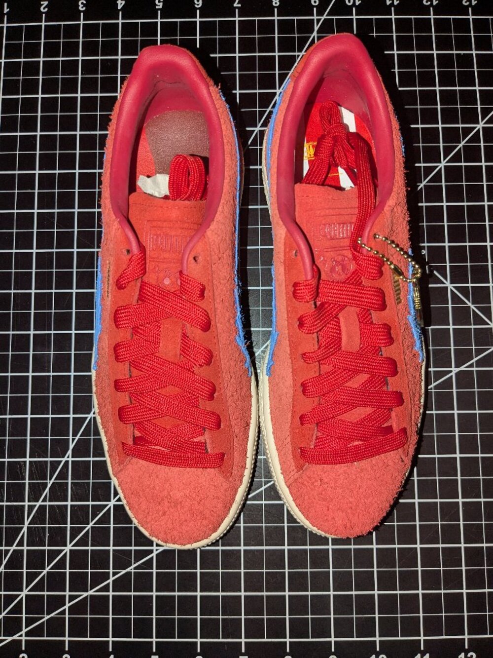 PUMA X ONE PIECE Suede Buggy Lace Up Sneakers